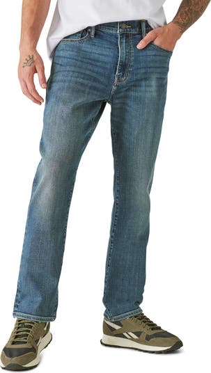 Lucky Brand Jeans Men's 410 Athletic Straight Coolmax Stretch Jean