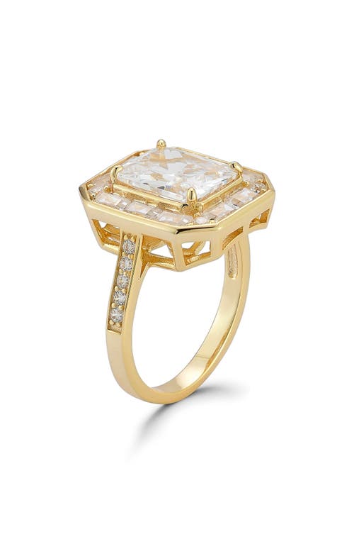 Chloe & Madison Chloe And Madison Cubic Zirconia Ring In Gold