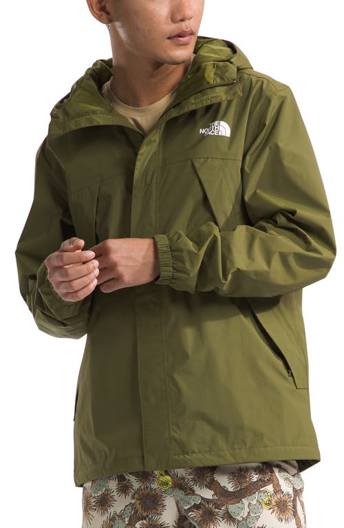 The North Face Antora Waterproof Jacket Forest Olive at Nordstrom,