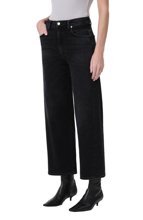 Shop Agolde Ren High Waist Wide Leg Jeans In Hush