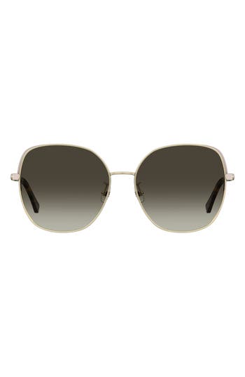 Kate Spade New York 59mm Yarafs Round Sunglasses In Gold