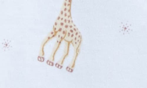 Kissy Kissy X Sophie La Girafe Print Footie In Light Blue
