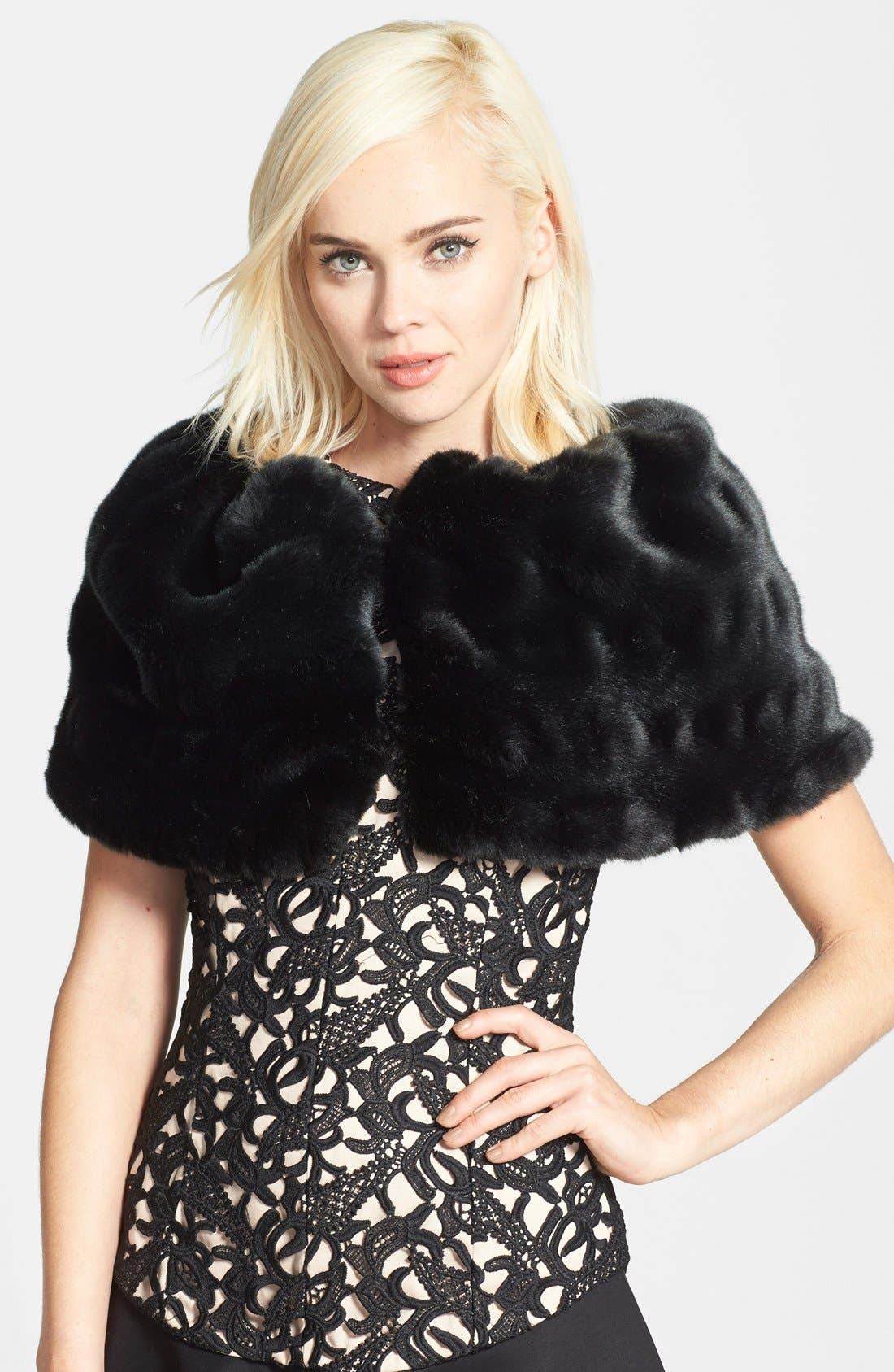 Dena Faux Fur Capelet Nordstrom