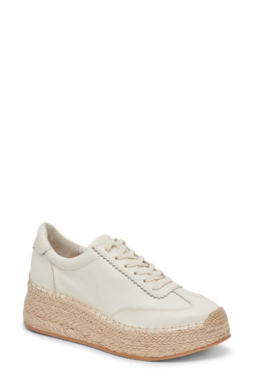 Dolce Vita Jaja Platform Sneaker White Leather at Nordstrom,