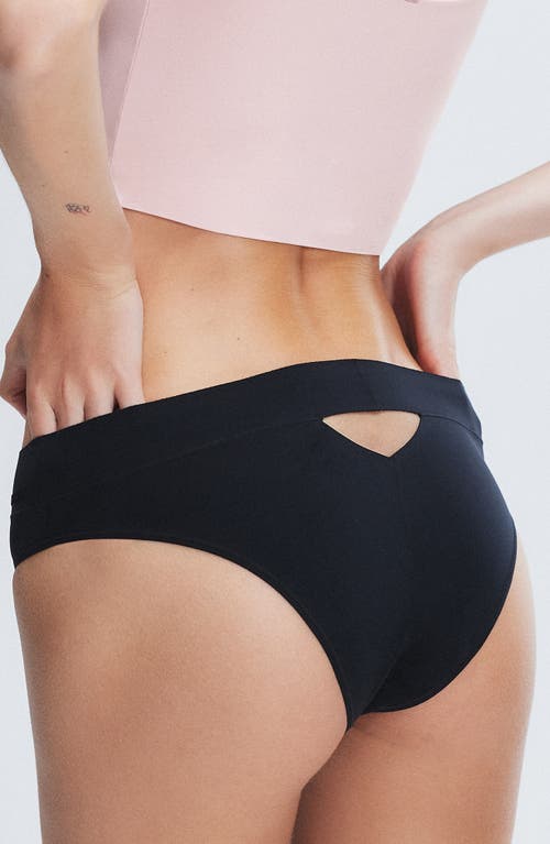 Savage X Fenty Soft N' Savage Cheeky Panties In Black Caviar
