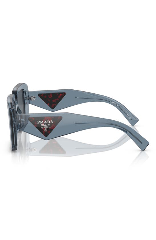 Shop Prada 56mm Square Sunglasses In Grey