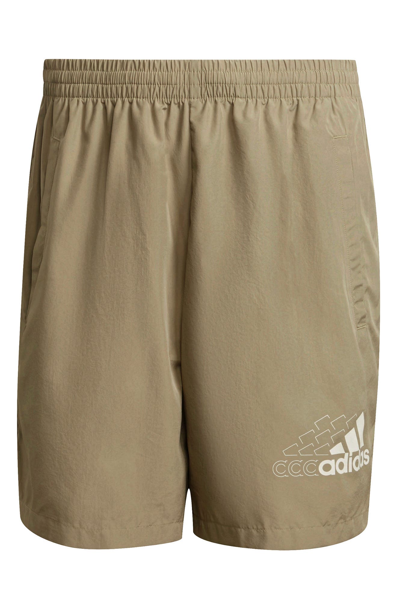 adidas Men's Loungewear Essentials Shorts: Hazy-Orange - H39976