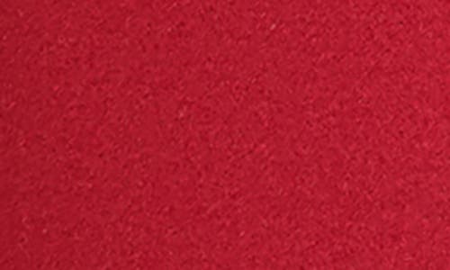 Calvin Klein Notch Wool Blend Coat In Red Velvet