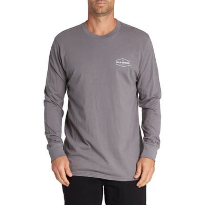 Billabong Vista Graphic Long Sleeve T-Shirt, Grey