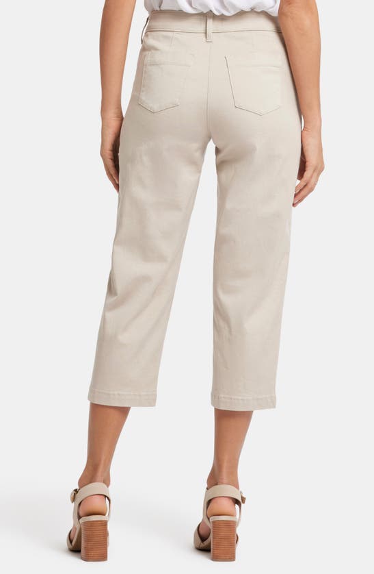 Nydj Utility High Waist Crop Pants In Feather
