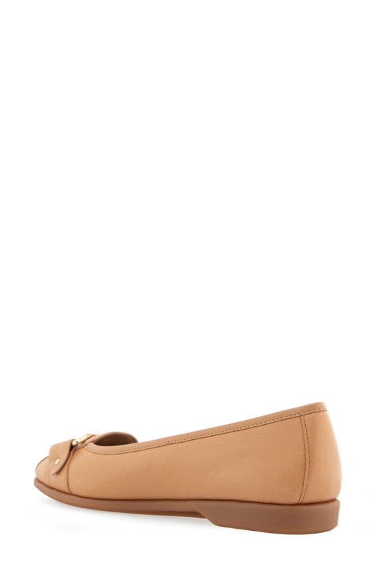 Shop Aerosoles Bia Flat In Doe Leather