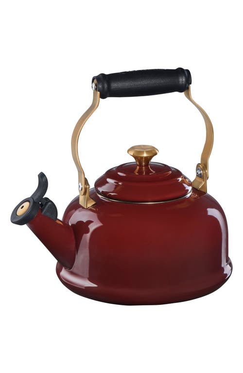 Shop Le Creuset Whistling Tea Kettle In Rhone