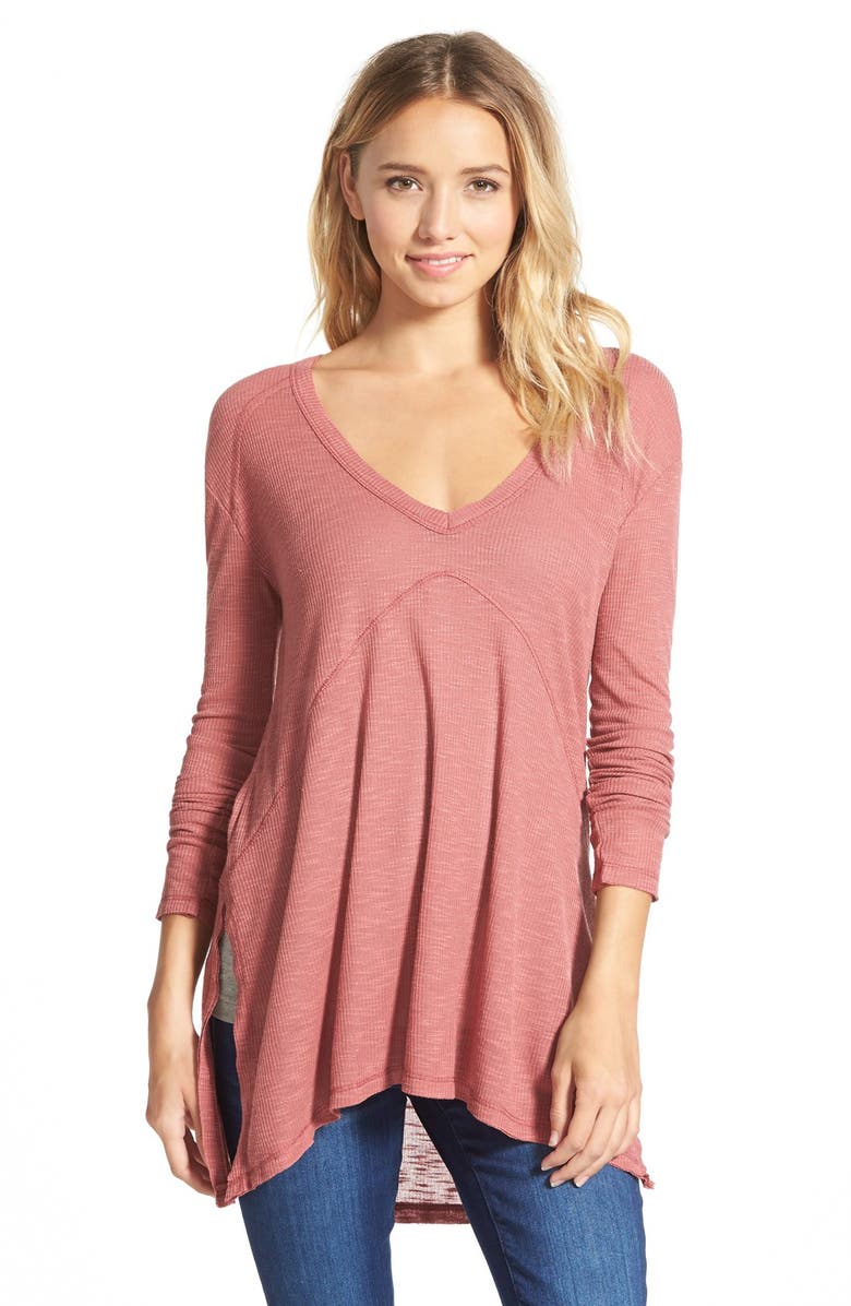 Clothing V-Neck Exposed Seam Tee | Nordstrom