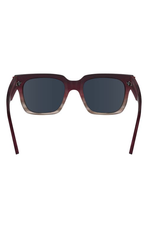 Paul Smith Men's Kenley Acetate Square Sunglasses In Burgundy/beige