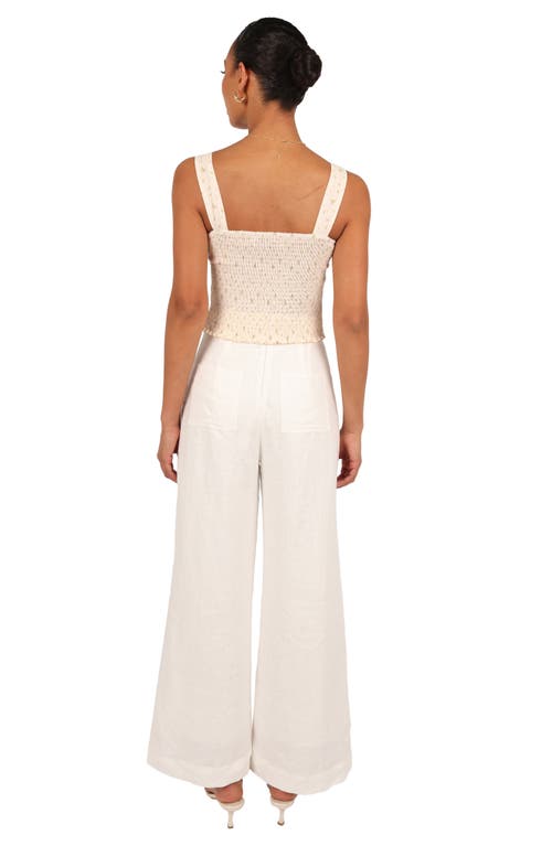 Petal And Pup Petal & Pup Alice Floral Corset Top In White