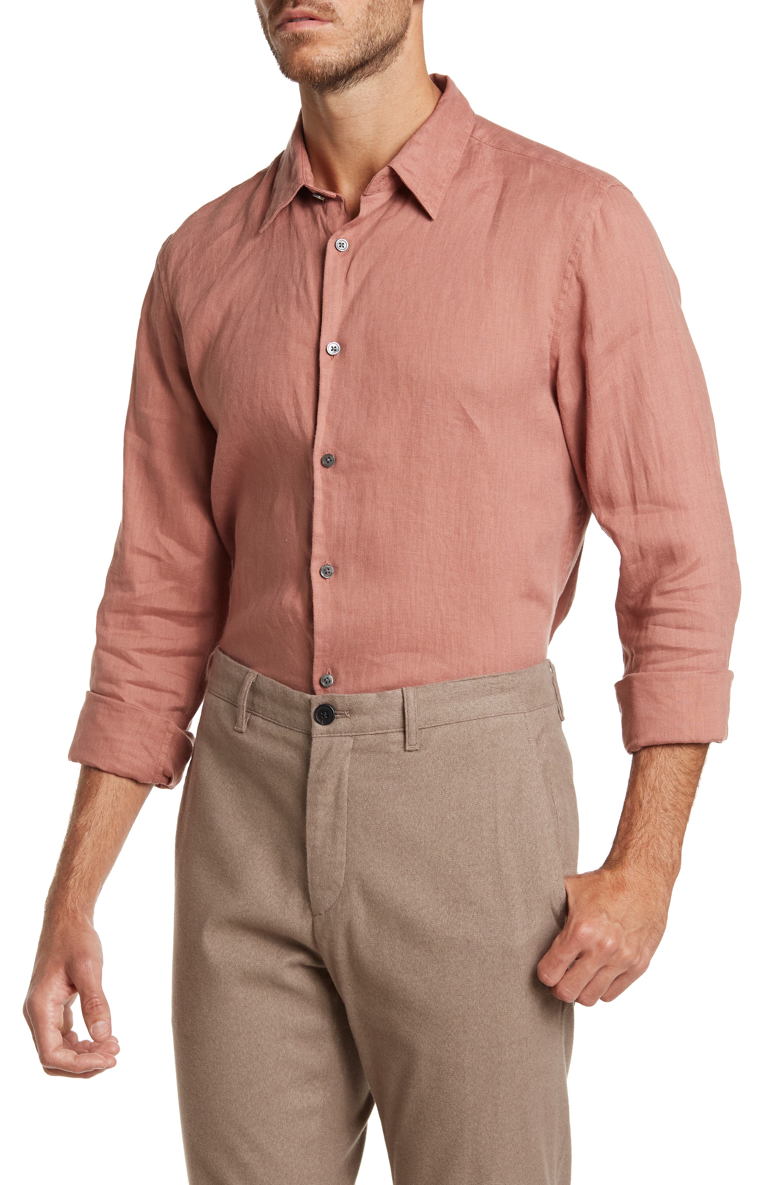 Theory irving linen shirt Clearance