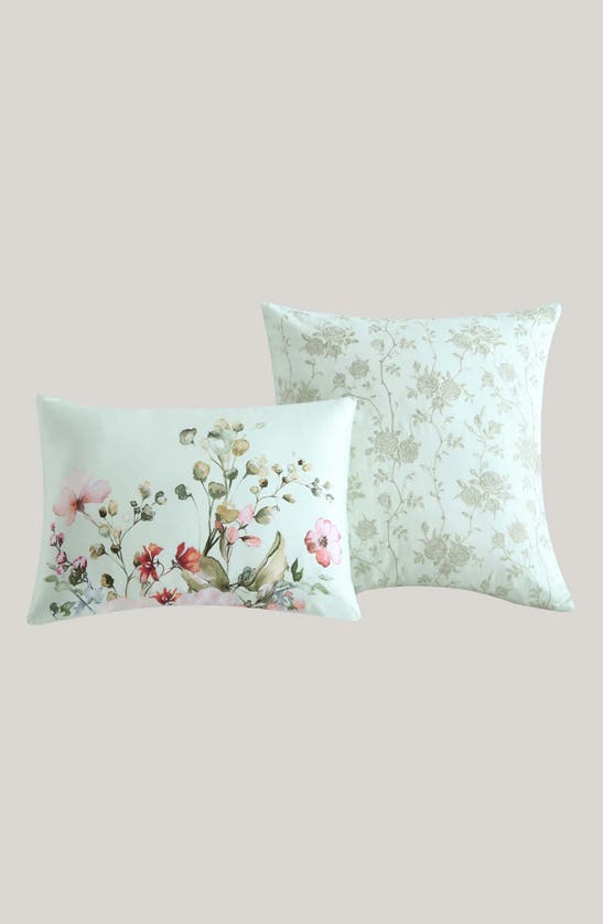 Bebejan Misty Rose 5-piece Reversible Comforter Set In Green