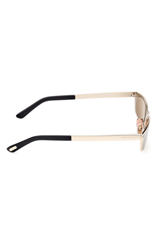 Tom Ford Eyewear Everett Rectangular Frame Sunglasses In Gray