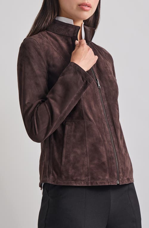 MISOOK MISOOK REVERSIBLE SUEDE & LEATHER JACKET 