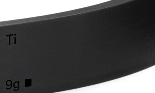 Shop Le Gramme 9g Brushed Titanium Ribbon Cuff Bracelet In Black