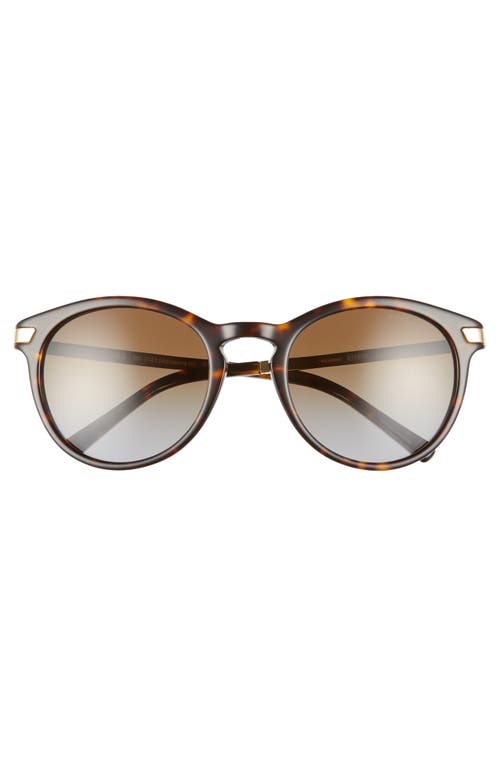 Michael Kors Adrianna Mk2023 Metal And Acetate Butterfly-shape Sunglasses In Tortoise/gold/brown Gradient