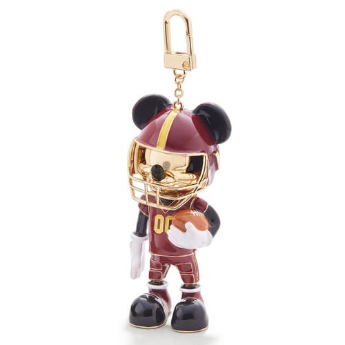 BaubleBar Washington Commanders Disney Mickey Mouse Keychain in Burgundy