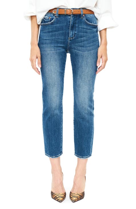 Women's Cropped Ripped & Distressed Jeans