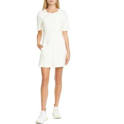 Stella Mccartney Wool Blend Minidress, US / 46 IT - White