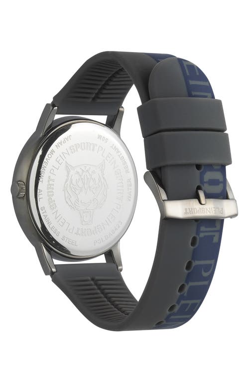Philipp Plein Sport Three-hand Quartz Silicone Strap Watch, 44mm In Gun