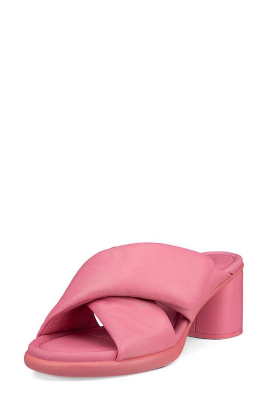 Shop Ecco Sculpted Lx Slide Sandal In Bubblegum