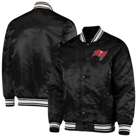 Men's Mitchell & Ness Silver New England Patriots Game Satin Full-Snap  Jacket