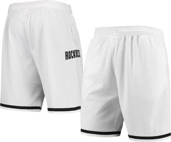 Mitchell & Ness Men's Mitchell & Ness Houston Rockets Hardwood Classics  White Out Swingman Shorts
