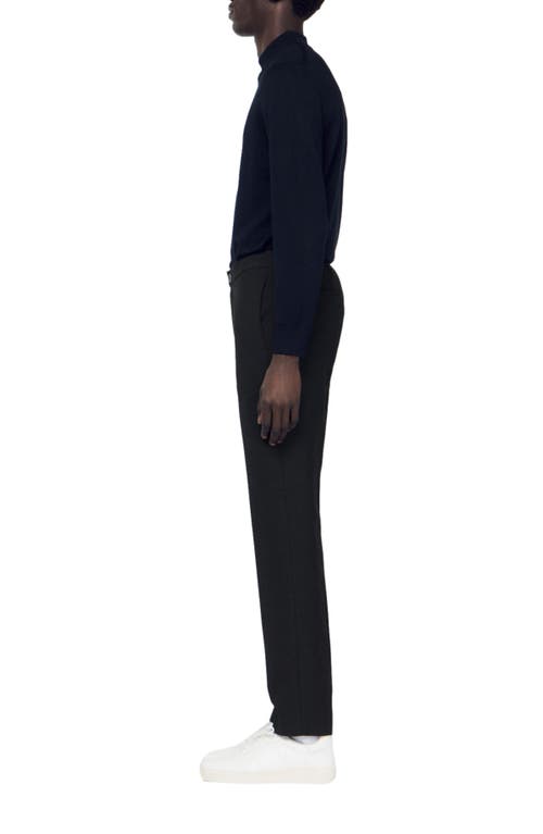 Sandro Tuxedo Pants In Black
