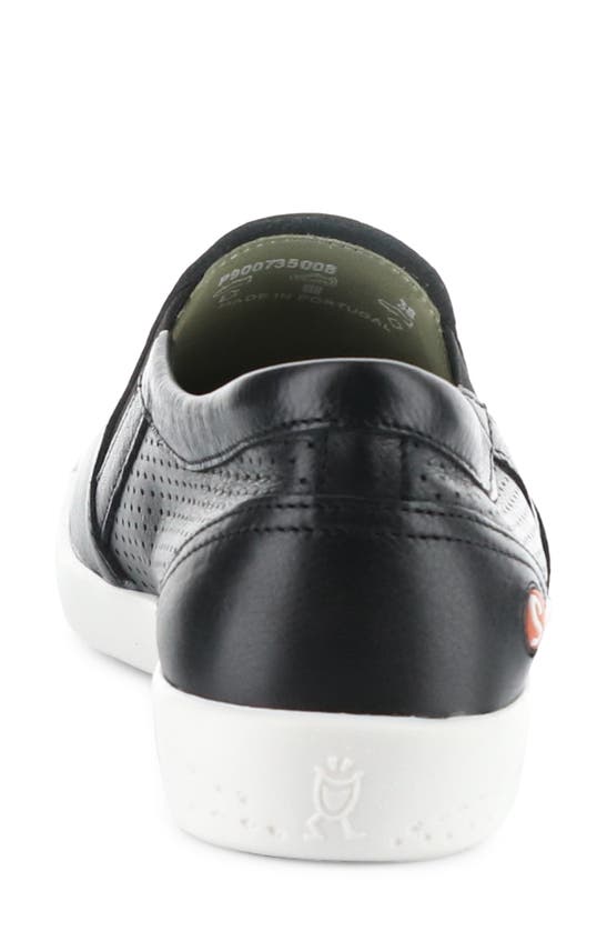 Shop Softinos By Fly London Iloa Sneaker In Black Smooth