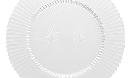 Fortessa Archie Set Of 4 Charger Plates In Clear