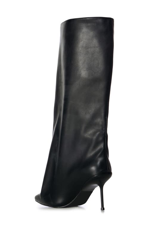 AZALEA WANG AZALEA WANG COUTURE CRAZY POINTY TOE KNEE HIGH BOOT 