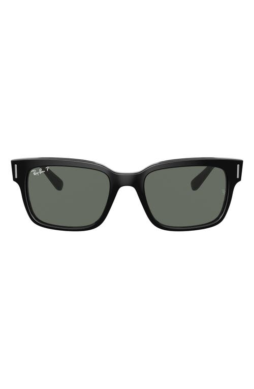 Ray-Ban 55mm Polarized Wayfarer Sunglasses in Shiny Black at Nordstrom