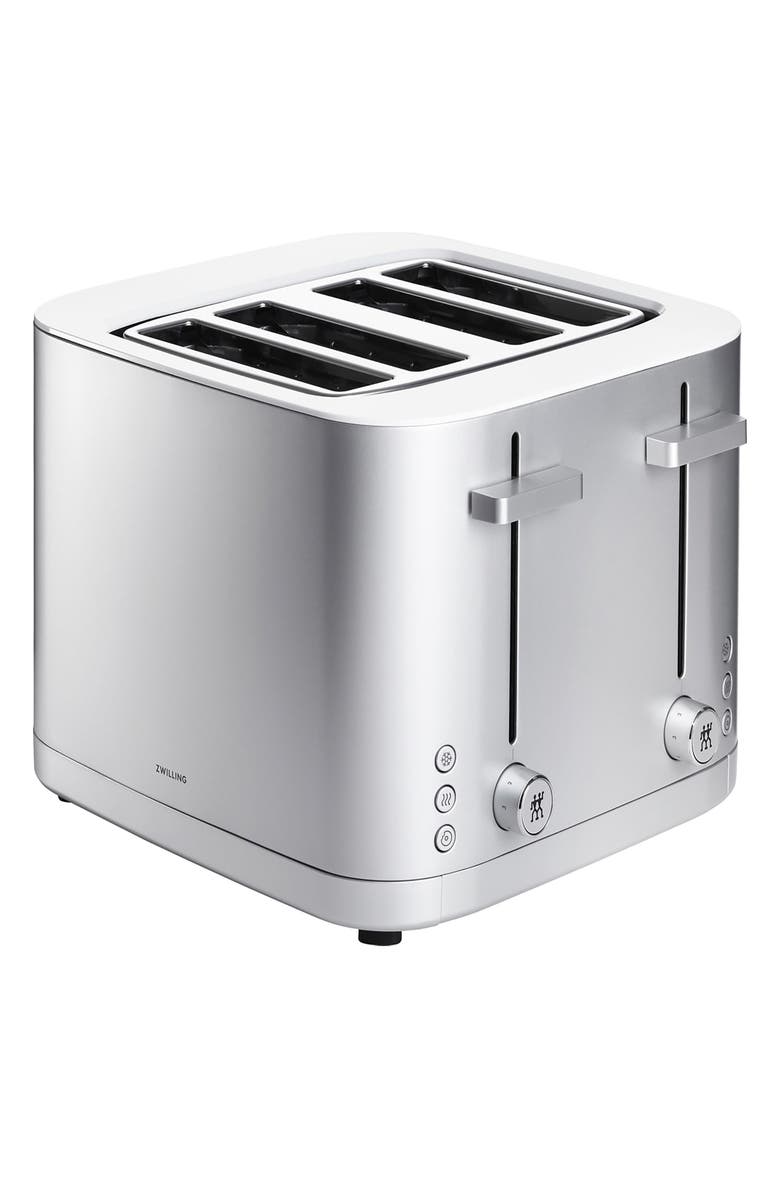 ZWILLING Enfinigy 4-Slot Toaster, Main, color, SILVER