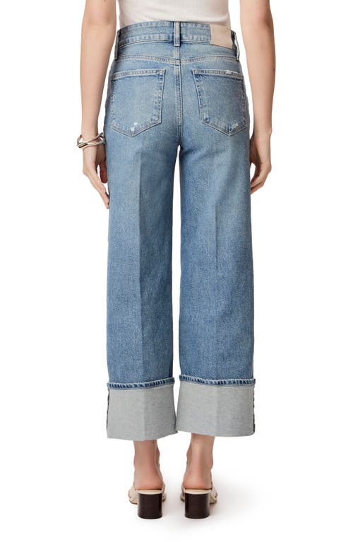 PAIGE PAIGE SASHA CUFFED HIGH WAIST WIDE LEG JEANS 