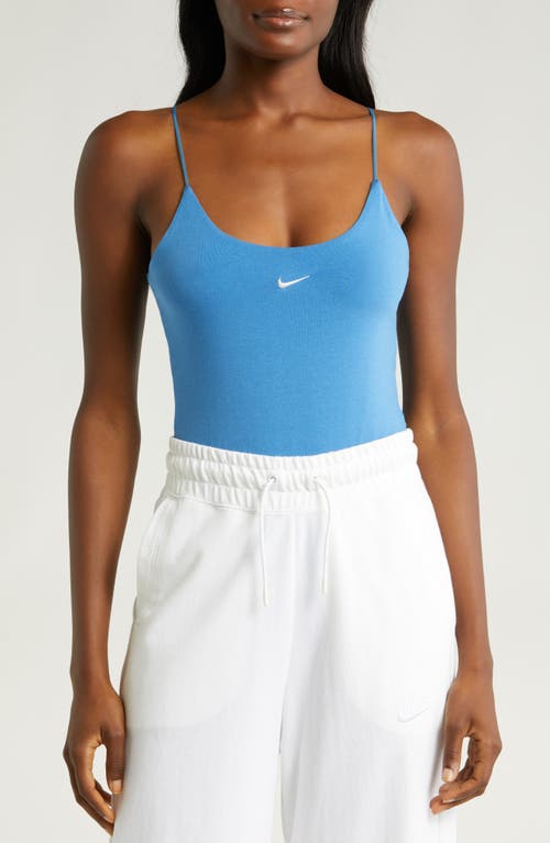 Nike Sportswear Camisole Bodysuit In Blue