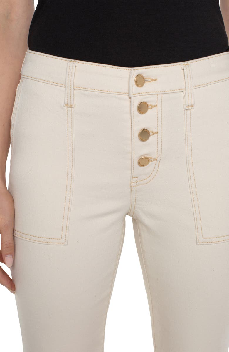 Liverpool Los Angeles Hannah Utility Flare Jeans | Nordstrom