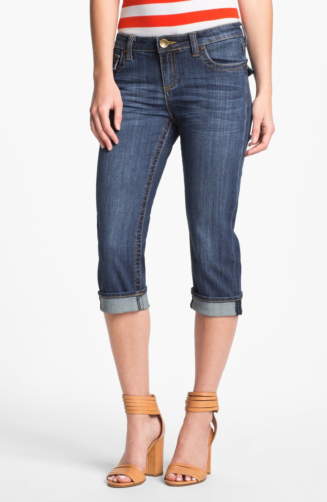 kut from the kloth cropped jeans