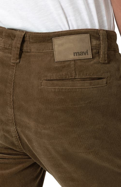 Shop Mavi Jeans Milton Slim Straight Leg Corduroy Chinos In Teddy Cord