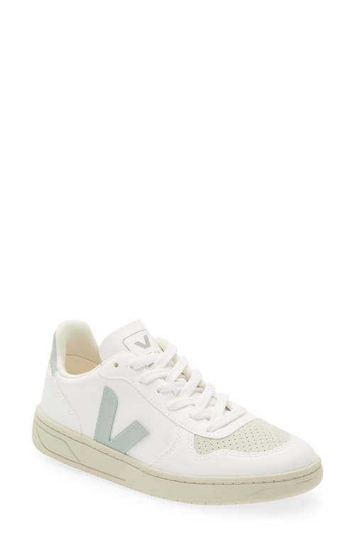Veja V-10 Sneaker in White Matcha