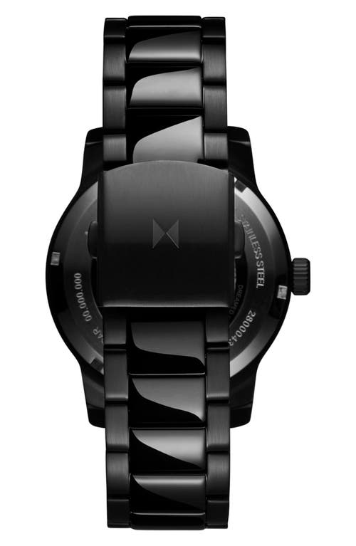 Mvmt Men's Classic Ii Automatic Ionic Plated Black Steel Watch 42mm In Black