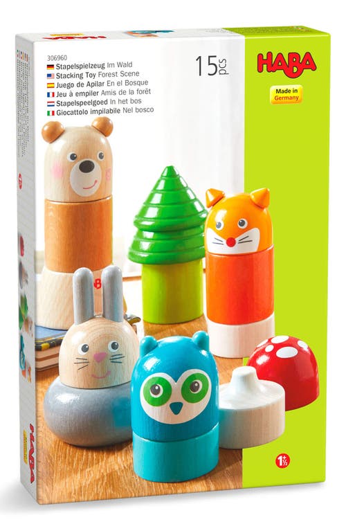 HABA Forest Stacking Toy in Blue Multi at Nordstrom