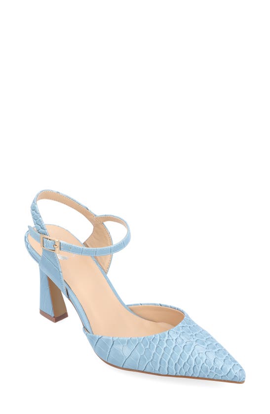 JOURNEE COLLECTION JOURNEE COLLECTION NIXEY CROC EMBOSSED PUMP
