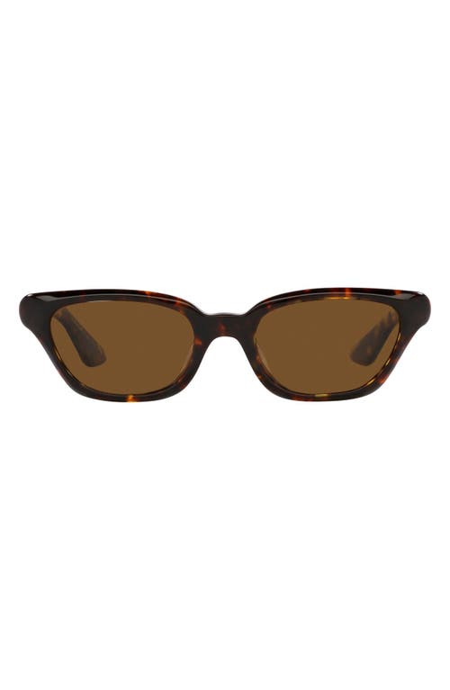 Oliver Peoples x KHAITE 1983C 52mm Irregular Sunglasses in Dark Tortoise at Nordstrom