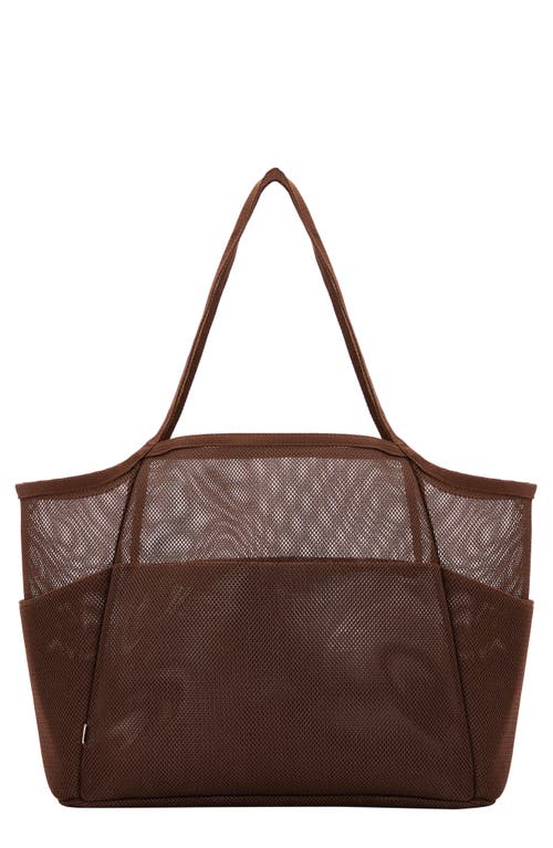Béis The Beach Mesh Tote in Maple at Nordstrom