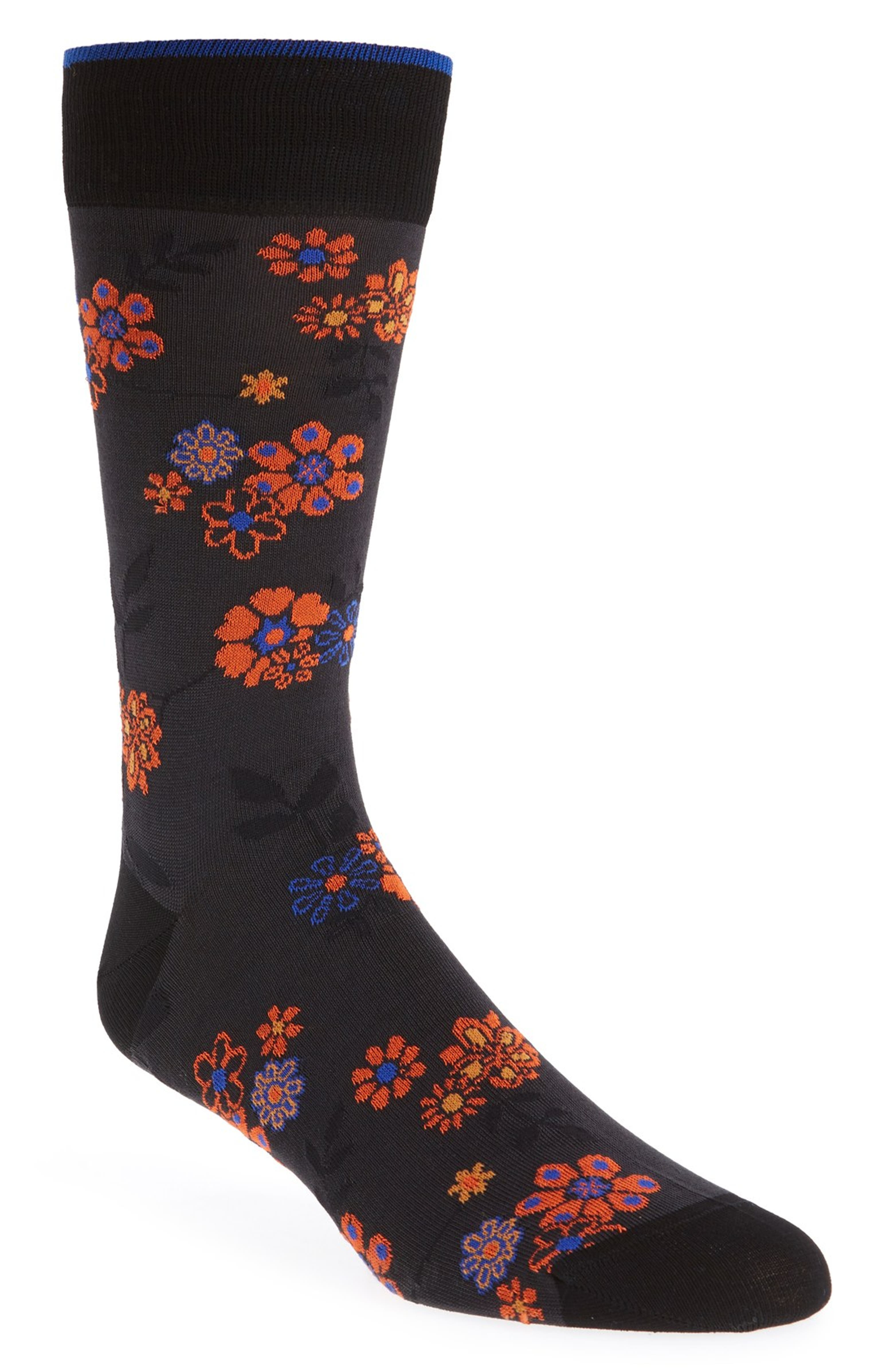 Bugatchi Floral Pattern Socks | Nordstrom